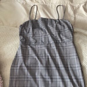 Cute black white stripe dress🤍